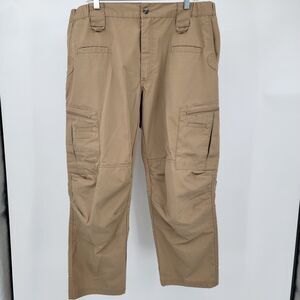LA Police Gear Mens Coyote Tan Rip-Stop Fabric Atlas Tactical Pants 40x30 EUC